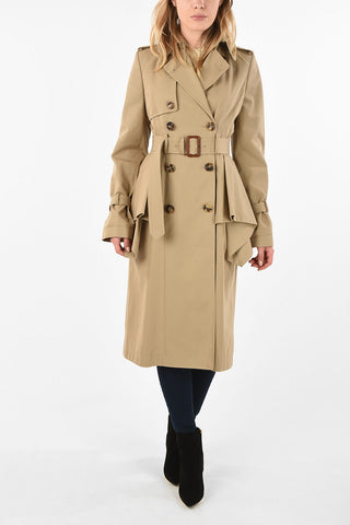 Structured Double-Breasted Trench with Belt