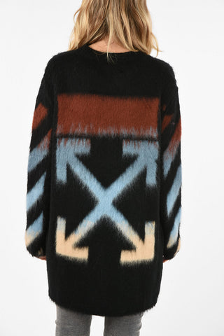 crew-neck knit dress