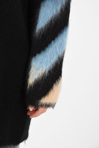 crew-neck knit dress