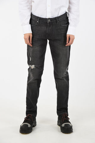 ARMANI JEANS 18cm Slim Fit J06 Distressed Jeans L32
