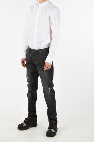 ARMANI JEANS 18cm Slim Fit J06 Distressed Jeans L32