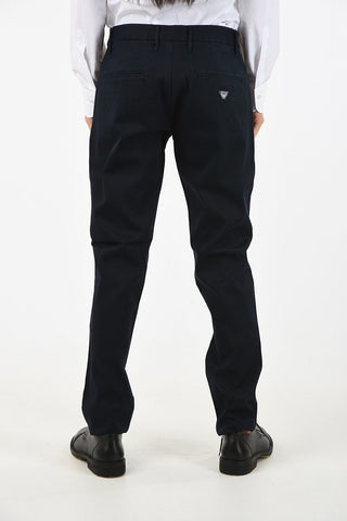 ARMANI JEANS Plain Hems Chino Pants