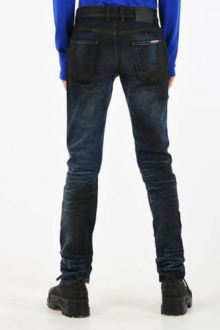 Acid Washed Slim Fit Jeans 16 cm