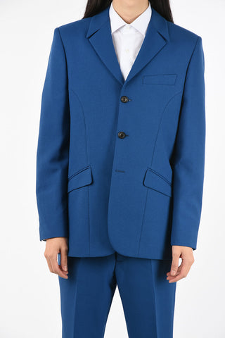 MM10 center vent shawl lapel 3-button suit