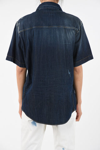 Short Sleeve Denim Shirt