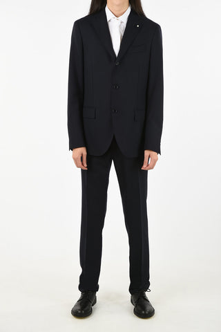 Side Vents Notch Lapel 3-Button SOFT Suit