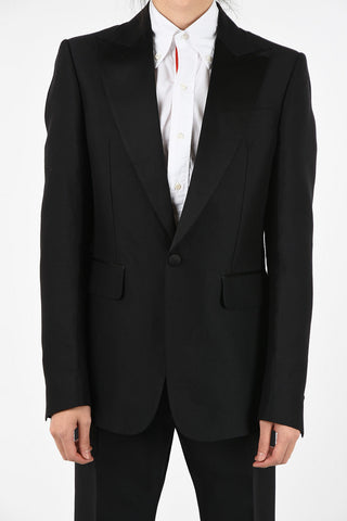Side Vents Wool and Silk Tuxedo