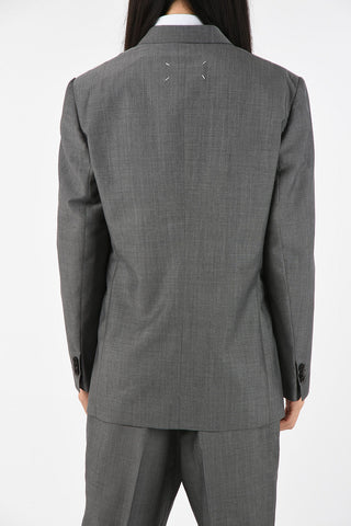 MM14 no vent notch lapel 2-button suit