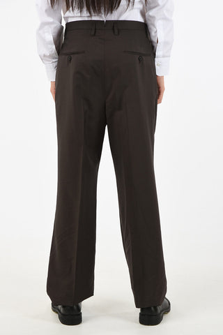 MM14 no vent peak lapel double breasted suit