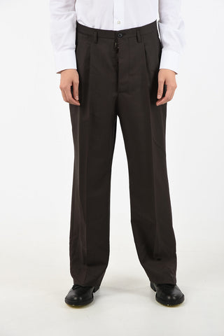 MM14 no vent peak lapel double breasted suit
