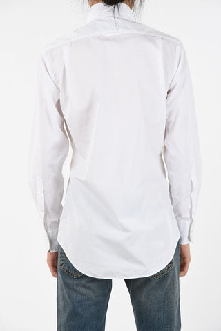 popeline button-down collar shirt