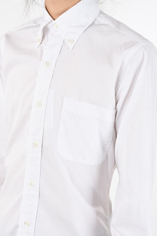 popeline button-down collar shirt