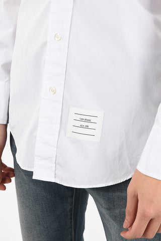 popeline button-down collar shirt