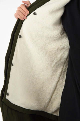 snap button parka