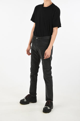 Pantaloni Velluto a Coste in Cotone Stretch