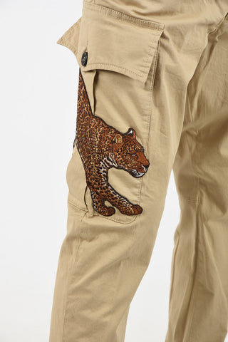 Tiger- Embroidery Cargo Pant