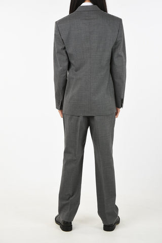 MM14 no vent peak lapel 2-button suit