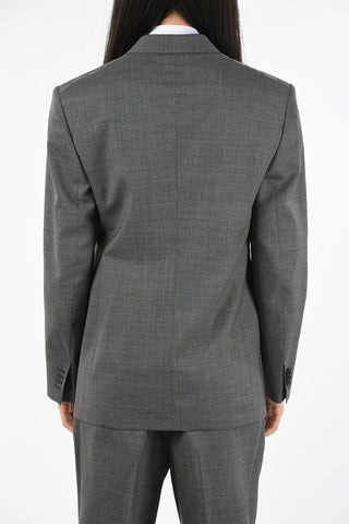 MM14 no vent peak lapel 2-button suit
