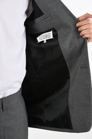 MM14 no vent peak lapel 2-button suit