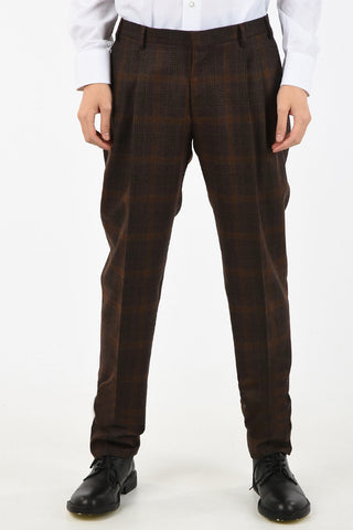 CC COLLECTION side vents plaid drop 8R 2-button RESET suit