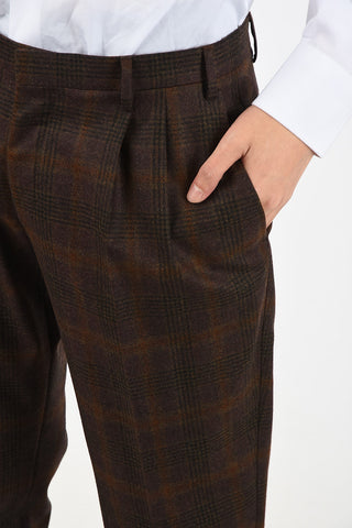 CC COLLECTION side vents plaid drop 8R 2-button RESET suit