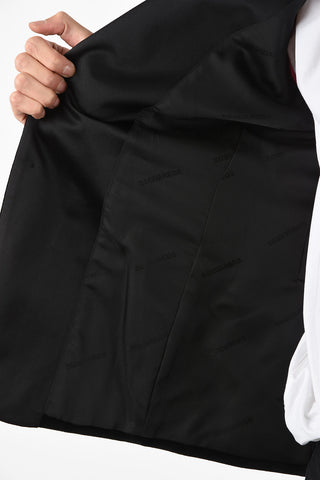 velvet side vents tuxedo jacket