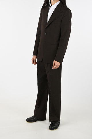 MM14 no vent peak lapel 2-button suit