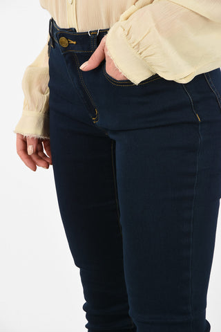 High-Waist Skinny Fit Jeans