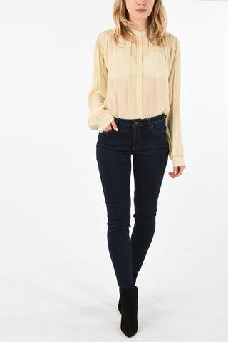 High-Waist Skinny Fit Jeans