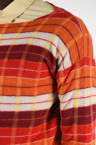 Striped Boat neck Sweater