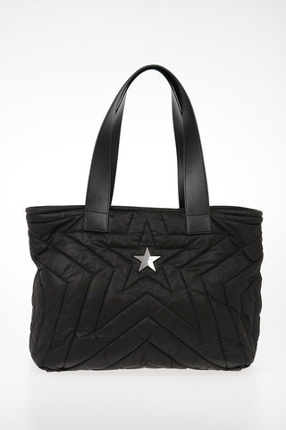 Quilted Fabric Maxi Tote Bag