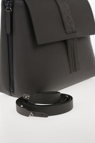 Borsa a Mano in pelle con dettaglio gioiello