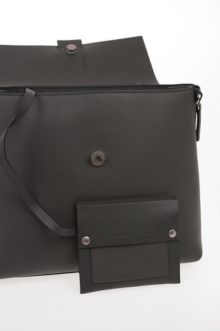 Borsa a Mano in pelle con dettaglio gioiello