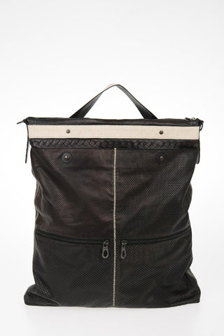 Leather Shoulder Bag with Removable Shoulder Strap