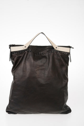 Leather Shoulder Bag with Removable Shoulder Strap