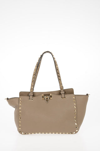 Leather Handbag with studs