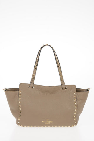 Leather Handbag with studs