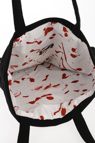 JAMIE REID Printed Wool Shopper