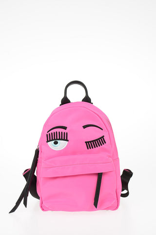 Faux Leather and Fabric FLIRTING Backpack