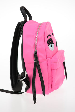Faux Leather and Fabric FLIRTING Backpack