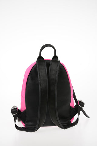 Faux Leather and Fabric FLIRTING Backpack