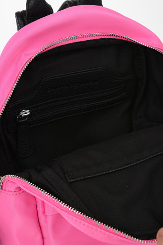 Faux Leather and Fabric FLIRTING Backpack
