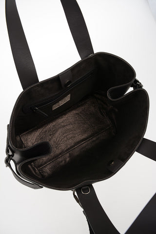 Borsa a Mano in pelle con dettaglio gioiello