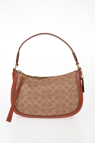 Monogram Coated Canvas Hobo Bag With Removable Shoulder Strap