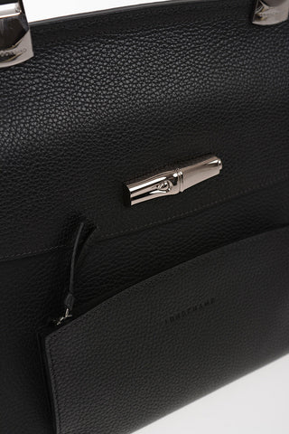 Leather Doctor’s Bag with Outer Pocket 