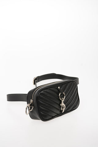 Quilted Leather Mini Bum Bag