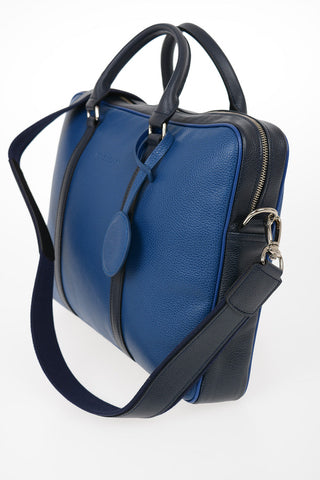 Leather Briefcase With Removable Shoulder Strap
