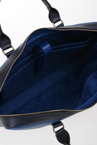 Leather Briefcase With Removable Shoulder Strap
