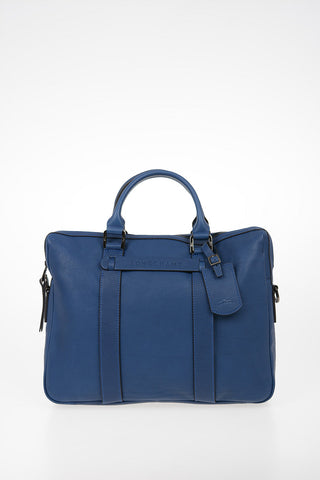 Leather Briefcase With Removable Shoulder Strap
