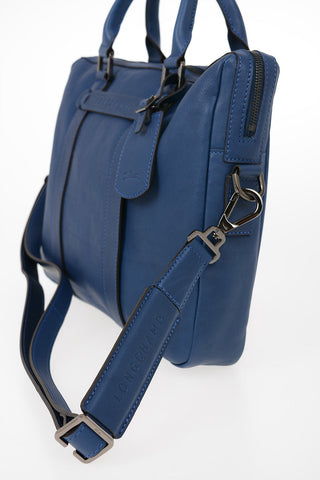 Leather Briefcase With Removable Shoulder Strap